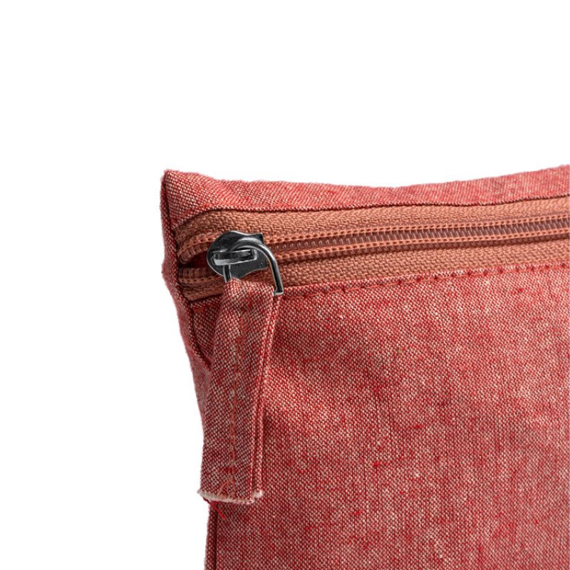 Универсальная косметичка REMO из переработанного хлопка, красный