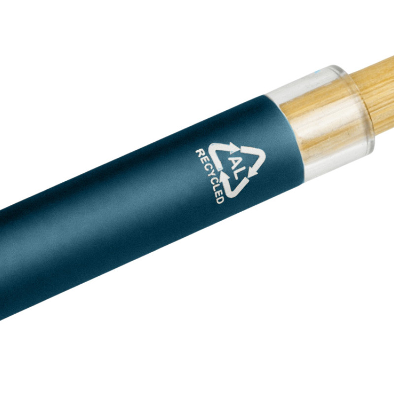 Ручка из переработанного алюминия "Blossom", полуночный синий