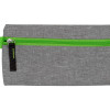 Универсальный пенал из переработанного полиэстера RPET "Holder", серый/зеленый