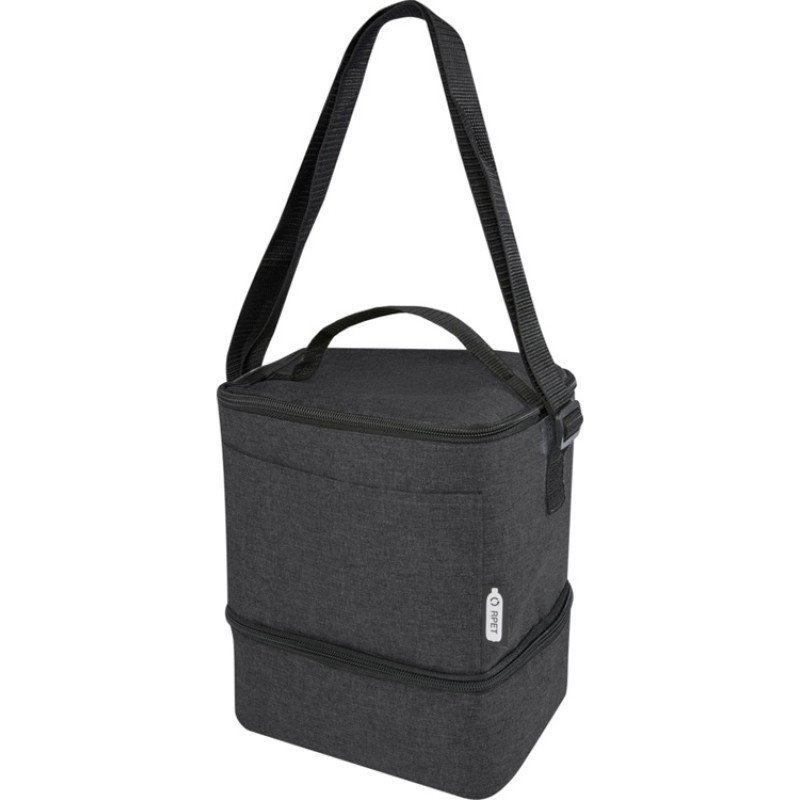 Tundra, сумка-холодильник из переработанного PET-пластика, для обеда, на 9 банок - Heather Charcoal Tundra, сумка-холодильник из переработанного PET-пластика, для обеда, на 9 банок - Heather Charcoal