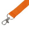 Ланъярд из RPET с карабином, оранжевый