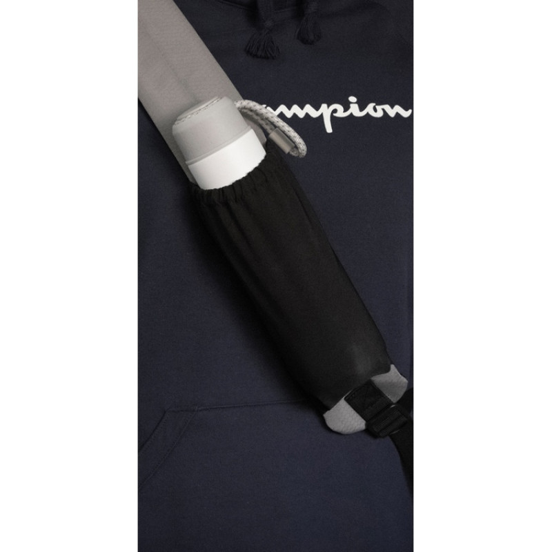 Сумка-слинг «Nomad» на одно плечо из водостойкого переработанного пластика, серый