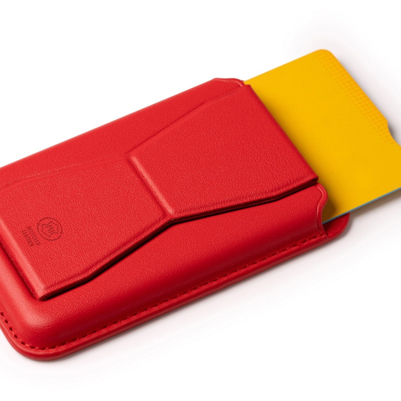 Картхолдер с подставкой "Sekun", красный