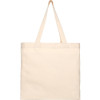 Эко-сумка Pheebs с клинчиком, изготовленная из переработанного хлопка, плотность 210 г/м2, natural