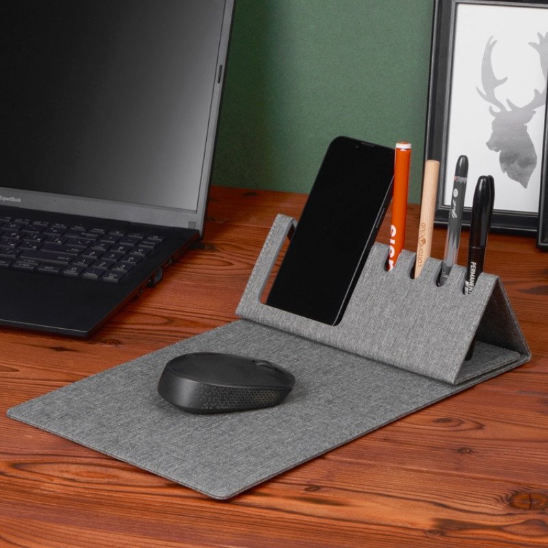 Коврик для мыши "Formo "из нетканого переработанного материала RPET, серый