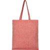 Сумка-тоут Pheebs из переработанного хлопка 150 г/м2, красный меланж