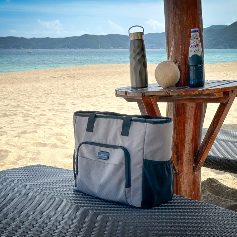 Сумка-холодильник Polar Eco водостойкая из переработанного пластика Сумка-холодильник Polar Eco водостойкая из переработанного пластика