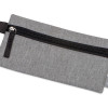 Универсальный пенал из переработанного полиэстера RPET "Holder", серый/черный