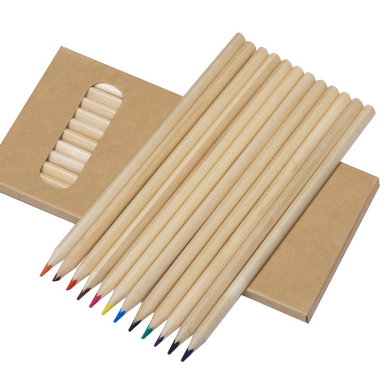 Набор из 12 цветных карандашей "Painter", крафт