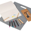 Подарочный набор для творчества "Les Artistes", натуральный/серый