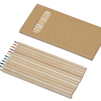 Набор из 12 цветных карандашей "Painter", крафт