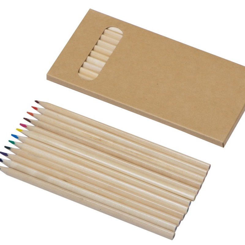 Набор из 12 цветных карандашей "Painter", крафт