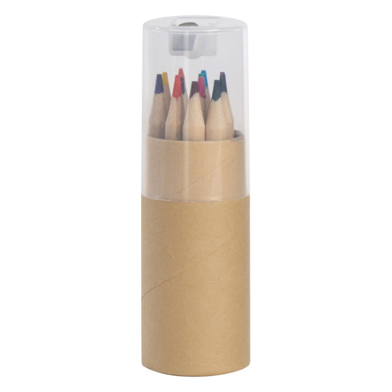 Набор карандашей "Cartoon" 12 единиц, натуральный/прозрачный