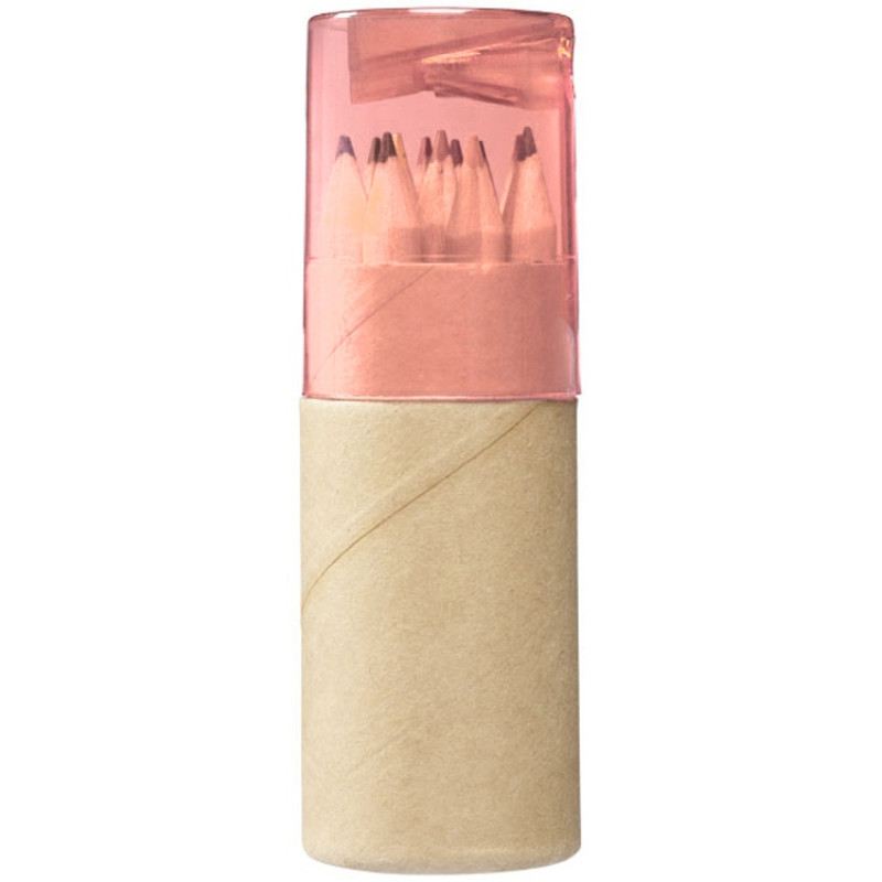 Набор карандашей "Cartoon" 12 единиц, натуральный/красный