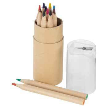 Набор карандашей "Cartoon" 12 единиц, натуральный/прозрачный