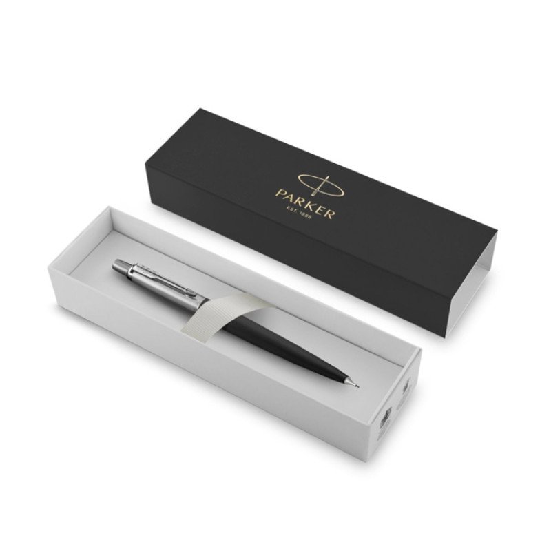 Карандаш механический Parker Jotter Bond Street Black Chrome, в подарочной упаковке