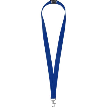 Ланьярд с карабином и замком безопасного разрыва, синий