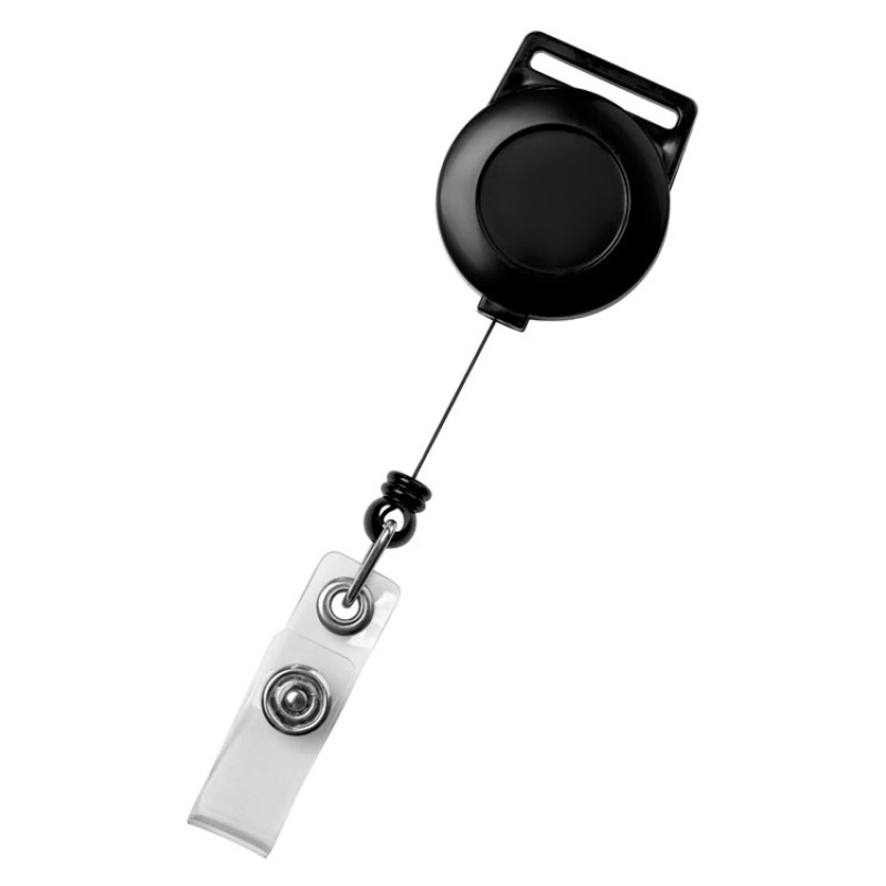 Ретрактор с ушком для ленты, черный