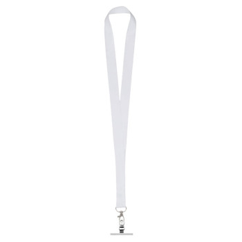 Ланъярд 2,5 см под сублимацию с карабином и металлическим держателем для телефона