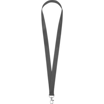 Ланьярд с карабином, серый