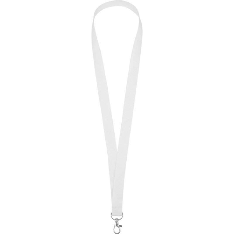 Ланьярд с карабином, белый