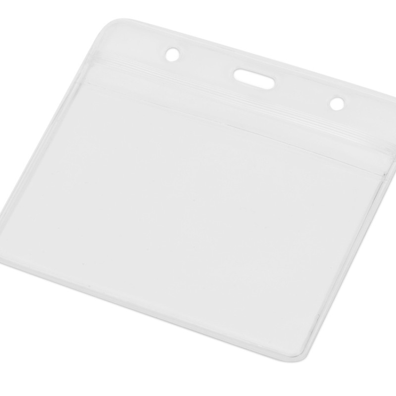 Бейдж Crystal Flat 115*101 мм (внут.размер 107*70 мм), прозрачный