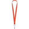 Ланьярд с ретрактором, красный