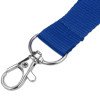 Ланьярд с карабином и замком безопасного разрыва, синий