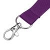 Ланьярд с карабином, фиолетовый