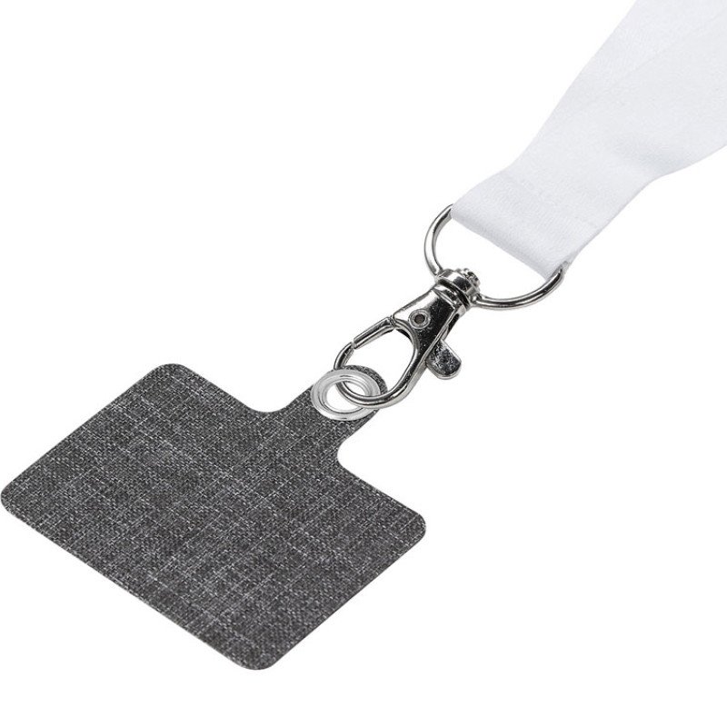 Ланъярд 2 см под сублимацию с карабином и большим держателем для телефона из ПЭ