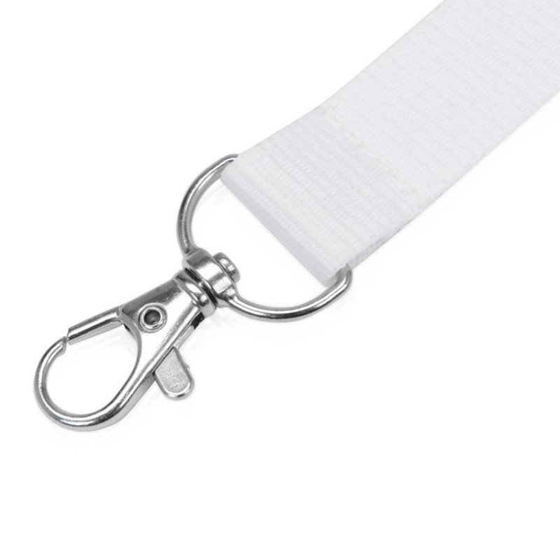 Ланьярд с карабином, белый