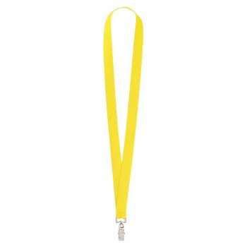 Ланьярд с клипом, желтый