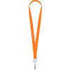 Ланьярд с ретрактором, оранжевый