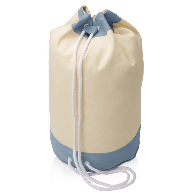 Рюкзак-мешок «Indiana» хлопковый, 180гр, натуральный/светло-серый