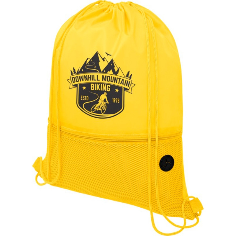Сетчатый рюкзак со шнурком Oriole, желтый