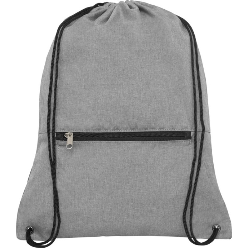 Складной рюкзак со шнурком Coss, heather medium grey