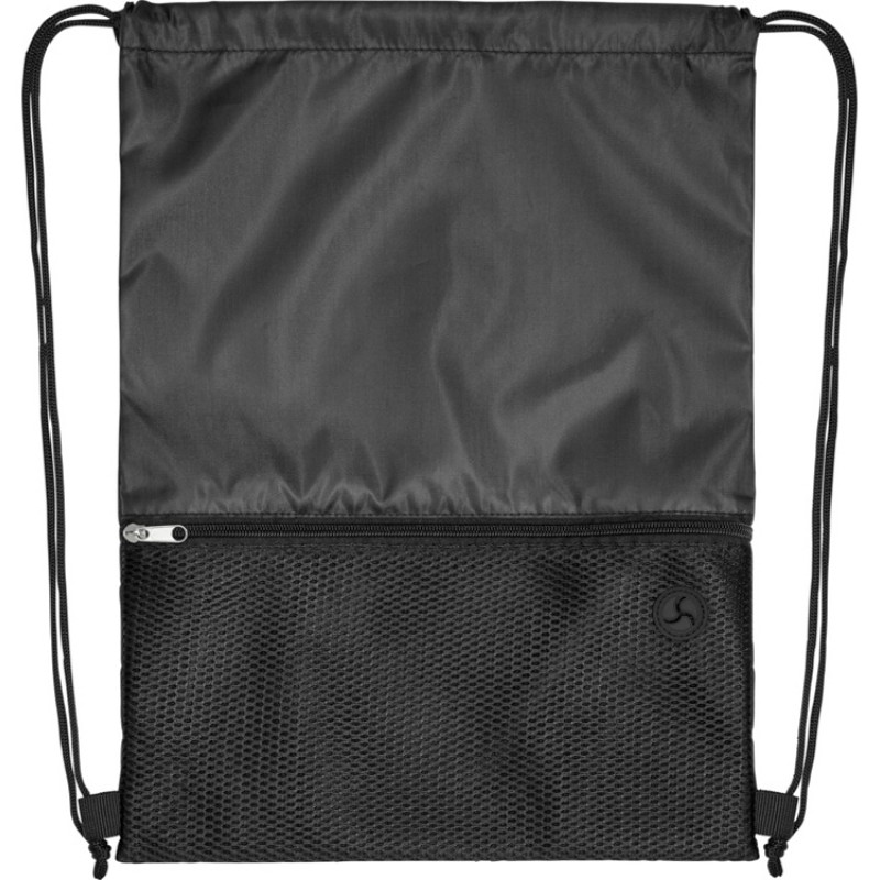 Сетчатый рюкзак со шнурком Oriole, черный