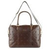Сумка Mano "Don Leon", натуральная кожа в коричневом цвете, 42 х 30 х 11,5 см