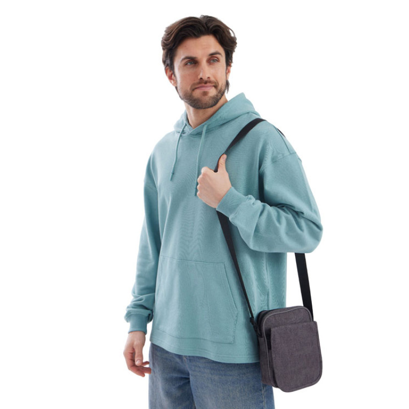 Сумка Camo со светоотражающим дизайном на плечо, серый