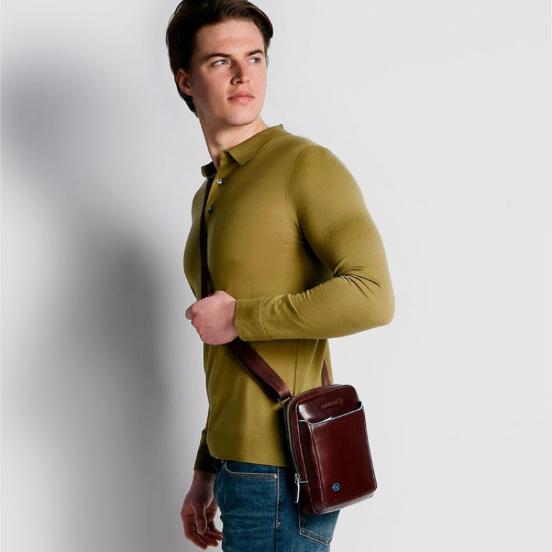 Сумка через плечо, Piquadro Blue Square, Черный