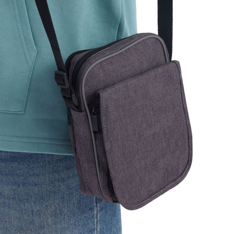 Сумка Camo со светоотражающим дизайном на плечо, серый