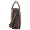 Сумка Mano "Don Valentino", натуральная кожа в коричневом цвете, 41,5 х 31 х 10 см