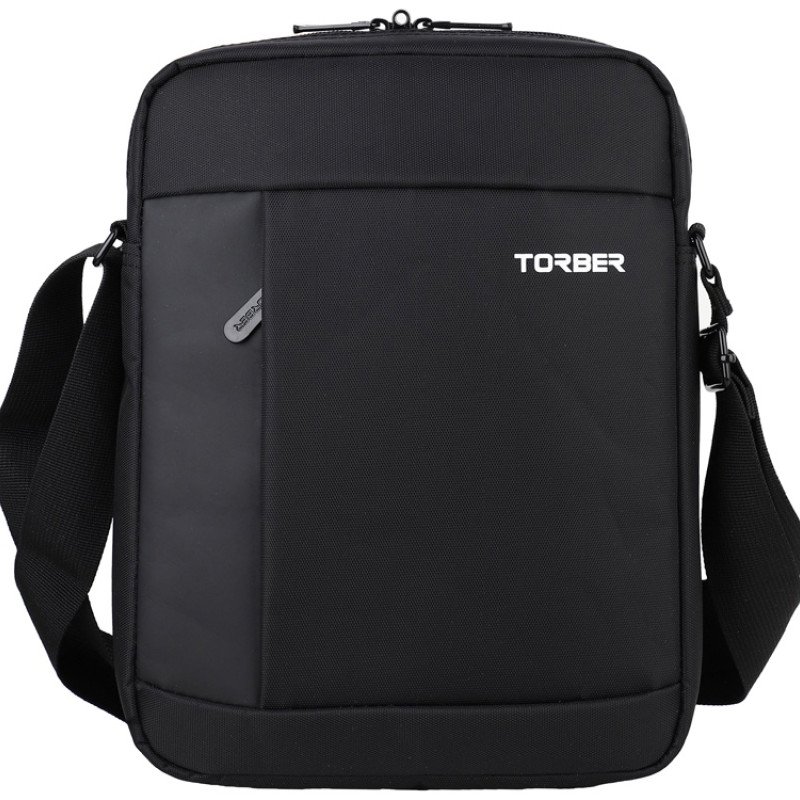 Сумка кросс-боди TORBER, черный, нейлон, 21,5 х 17 х 6 см Сумка кросс-боди TORBER, черный, нейлон, 21,5 х 17 х 6 см