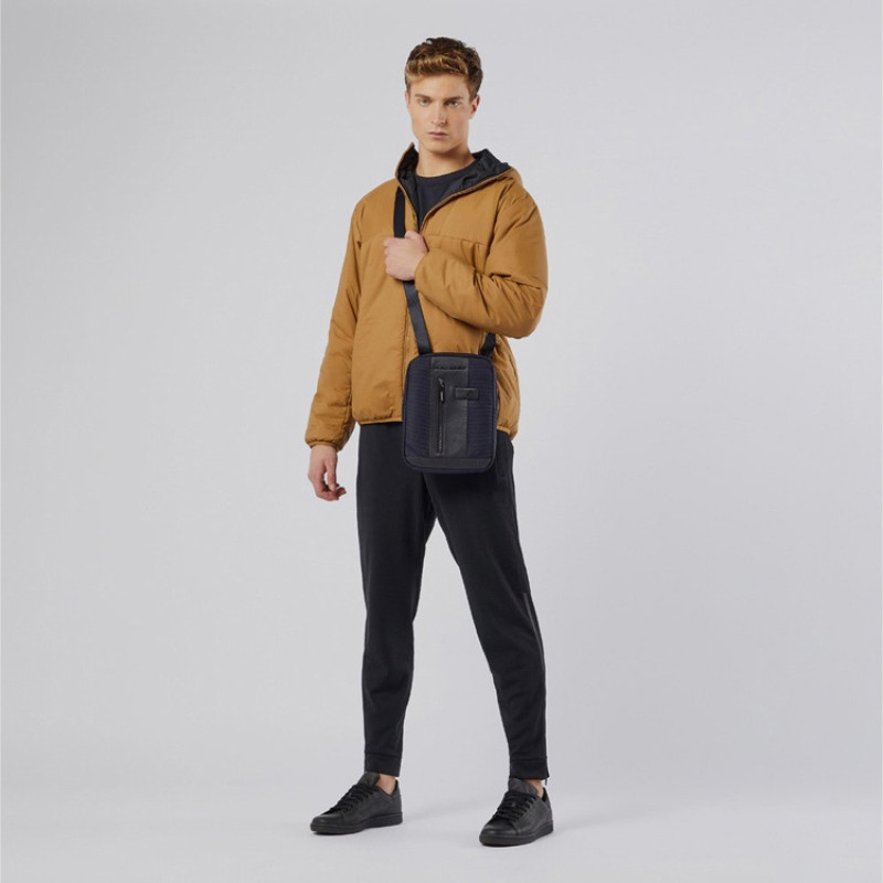 Сумка через плечо, Piquadro Brief, Черный