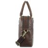 Сумка Mano "Don Leon", натуральная кожа в коричневом цвете, 42 х 30 х 11,5 см
