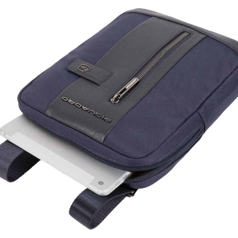 Сумка через плечо, Piquadro Brief  темно-синий