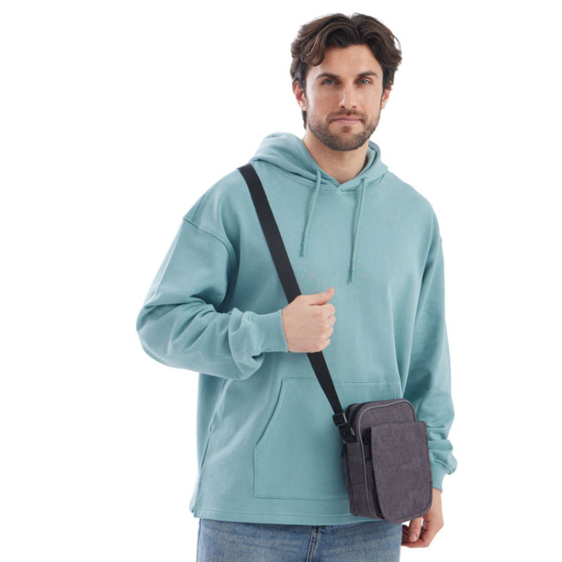 Сумка Camo со светоотражающим дизайном на плечо, серый