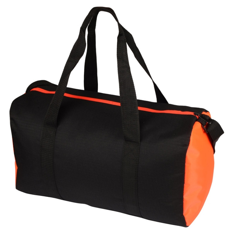 Сумка спортивная Master с цветными молниями, неоново-оранжевый (Р)