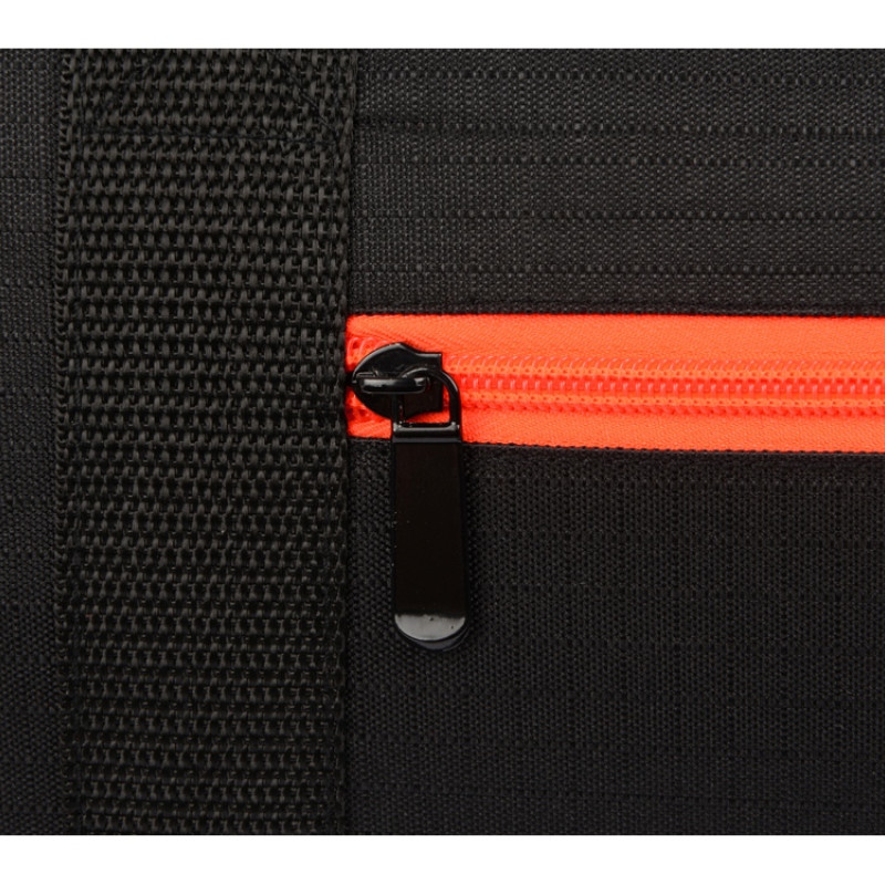 Сумка спортивная Master с цветными молниями, неоново-оранжевый (Р)