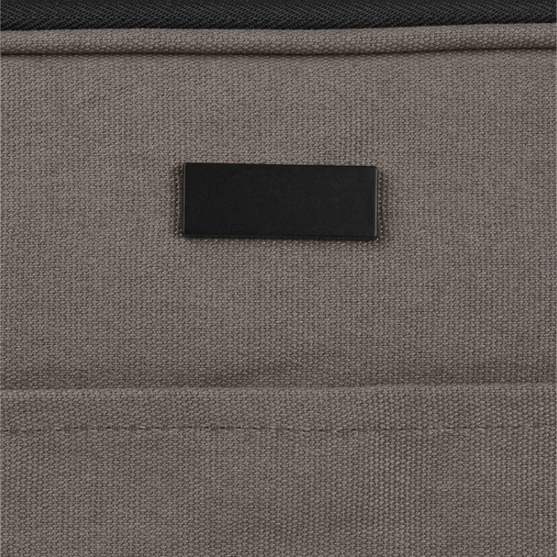 Чехол для 14-дюймового ноутбука Joey объемом 2 л из брезента, переработанного по стандарту GRS, серый